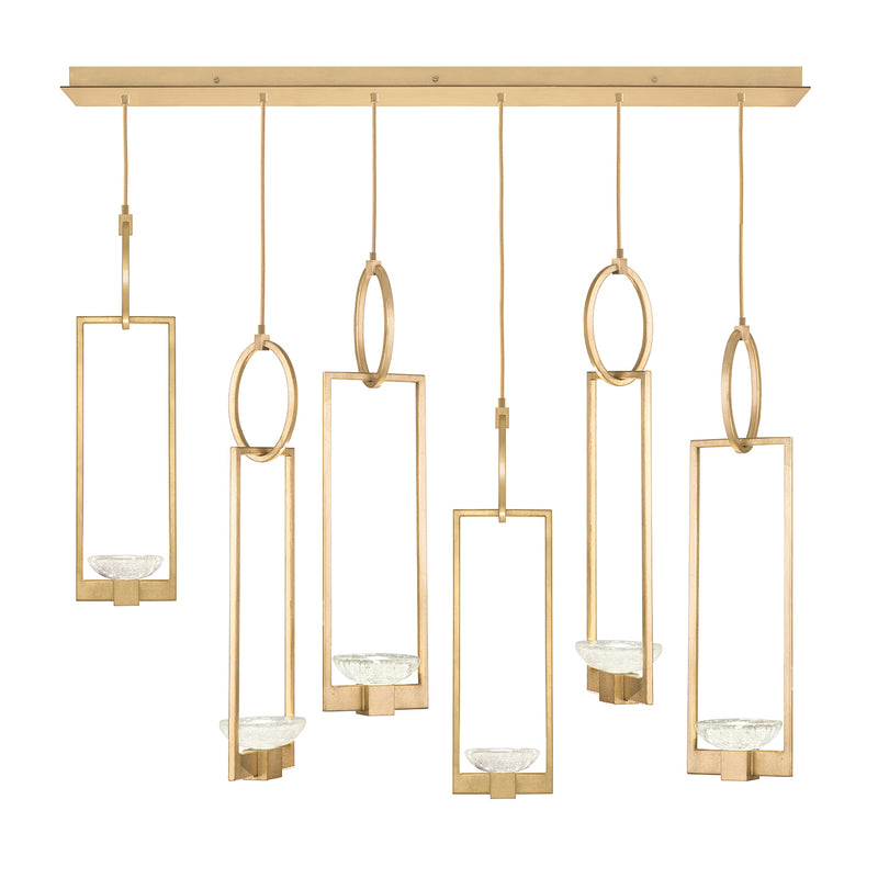 Fine Art Handcrafted Lighting - 893140-2ST - LED Pendant - Delphi - Gold