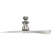 Progress Lighting - P2570-09 - 56"Ceiling Fan - Spades - Brushed Nickel