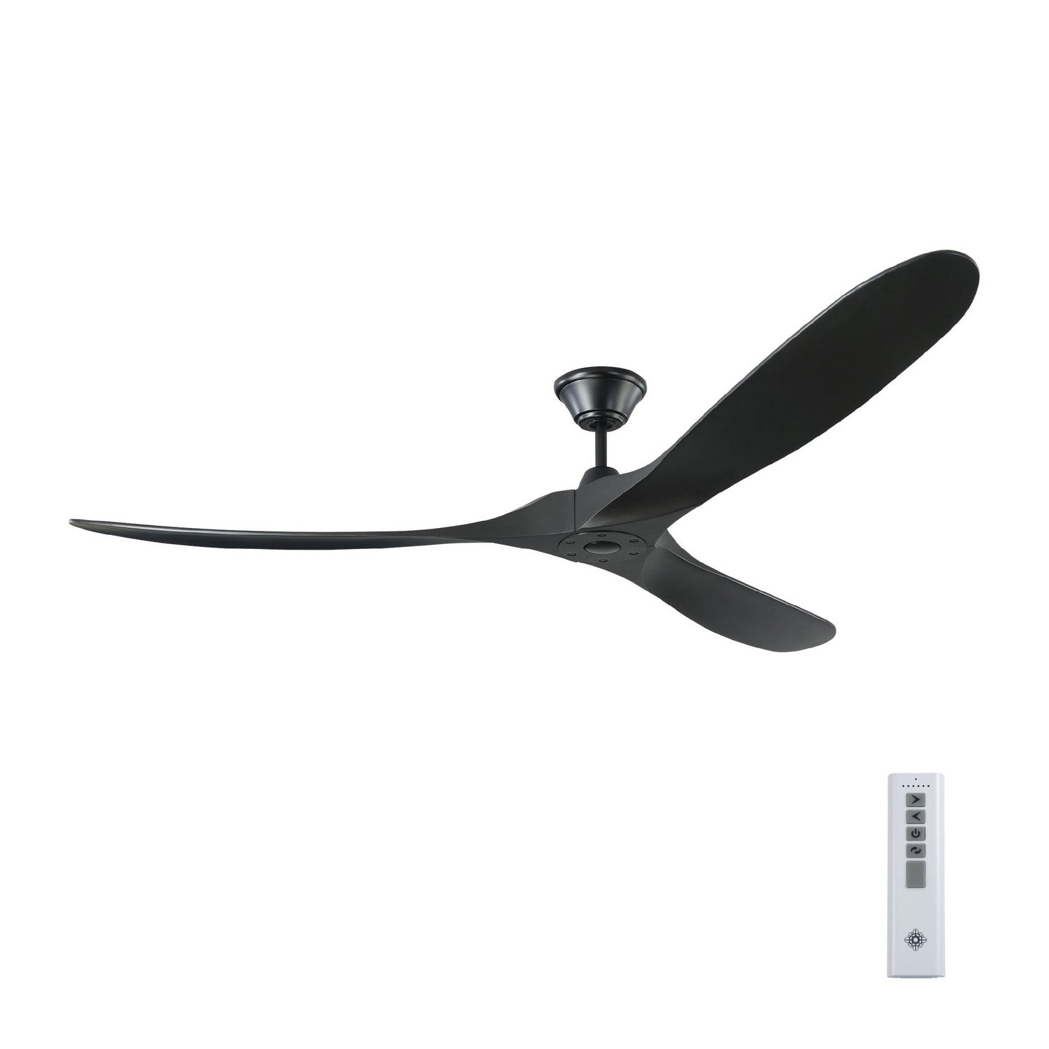 Visual Comfort Fan - 3MAVR70BKBK - 70" Ceiling Fan - Maverick - Matte Black