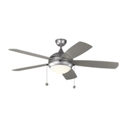 Generation Lighting - 5DIW52PBSD - 52" Ceiling Fan - Discus - Painted Brushed Steel