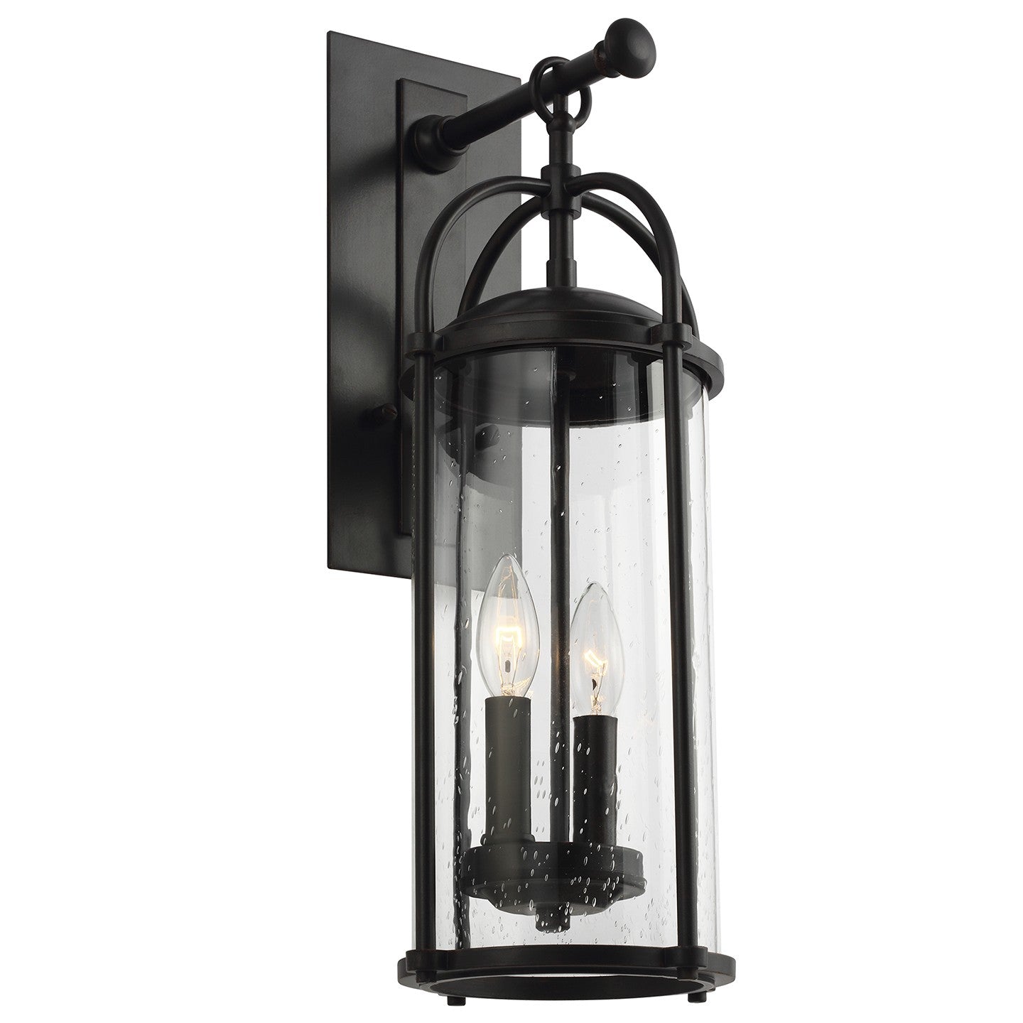 Generation Lighting - OL7622ES - Two Light Outdoor Wall Lantern - Dakota - Espresso
