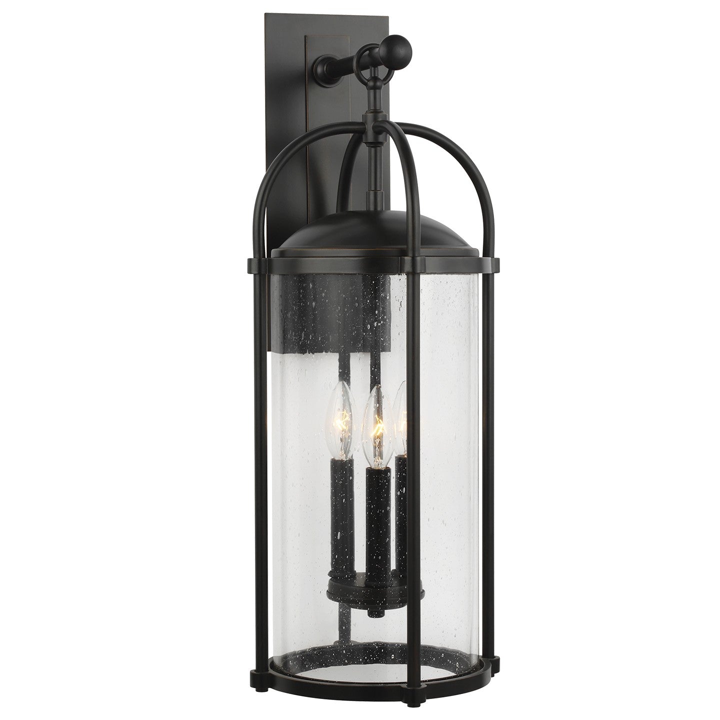 Generation Lighting - OL7623ES - Three Light Outdoor Wall Lantern - Dakota - Espresso