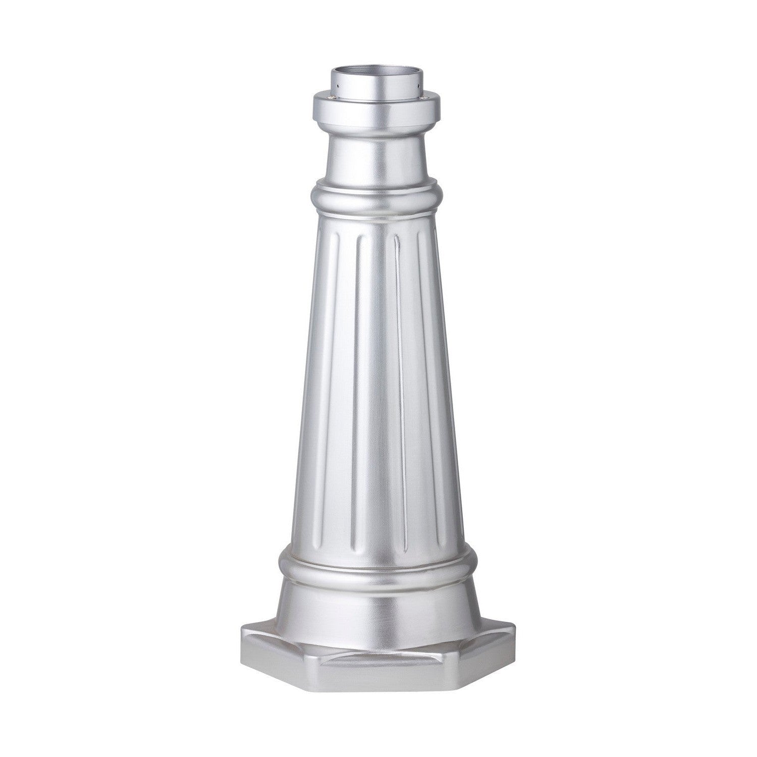Generation Lighting - POSTBASE-PBS - Post Mount Base - Outdoor Post Base - Painted Brushed Steel