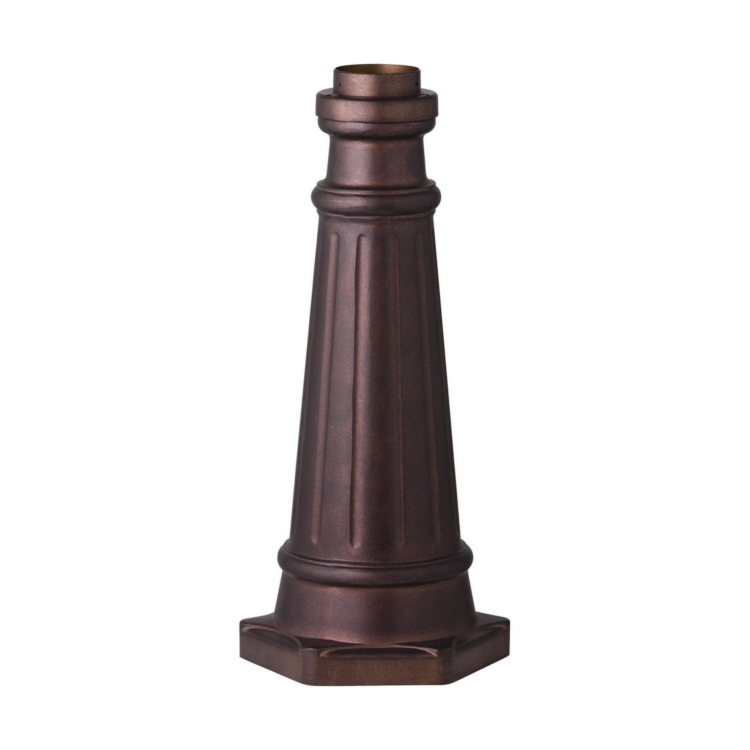 Generation Lighting - POSTBASE-PTBZ - Post Mount Base - Outdoor Post Base - Patina Bronze