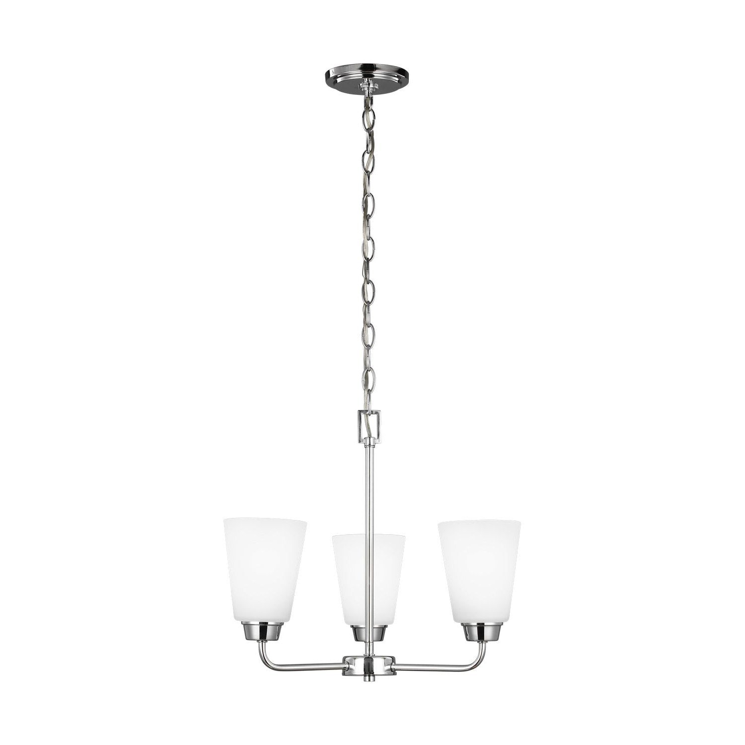 Generation Lighting - 3115203-05 - Three Light Chandelier - Kerrville - Chrome
