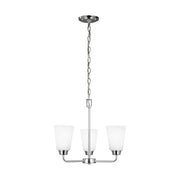 Generation Lighting - 3115203-05 - Three Light Chandelier - Kerrville - Chrome
