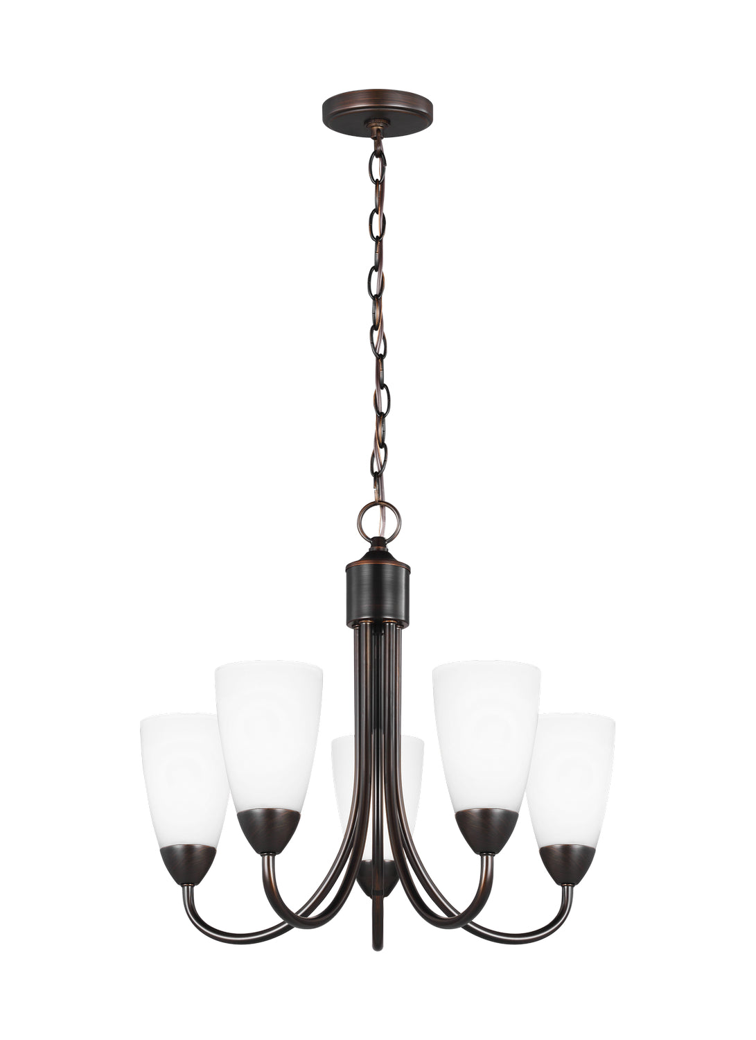 Generation Lighting - 3120205EN3-710 - Five Light Chandelier - Seville - Bronze