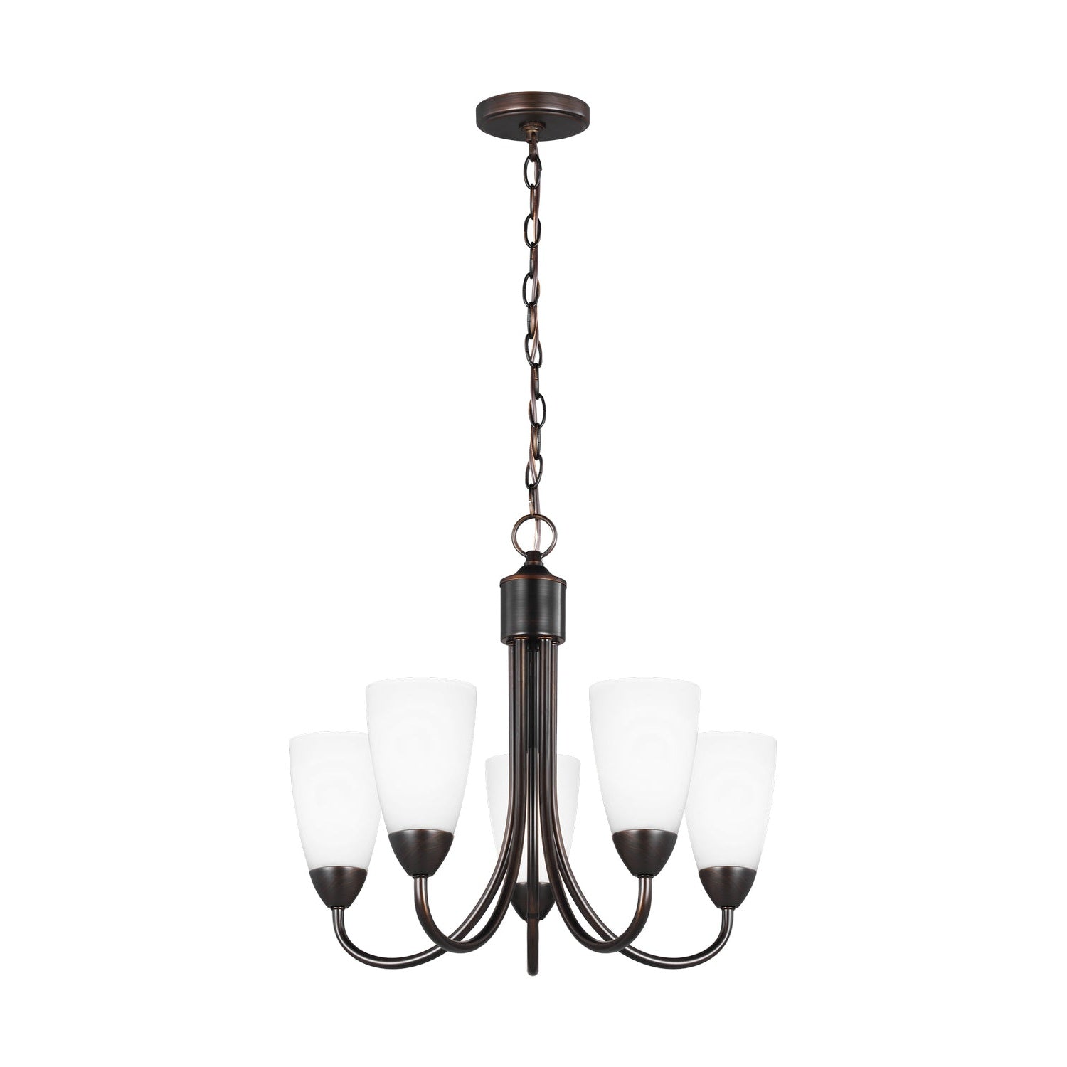 Generation Lighting - 3120205EN3-710 - Five Light Chandelier - Seville - Bronze