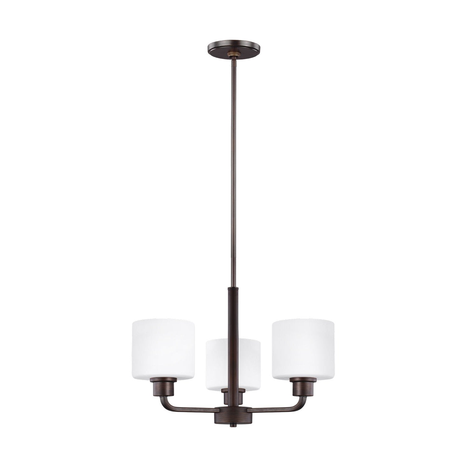 Generation Lighting - 3128803-710 - Three Light Chandelier - Canfield - Bronze