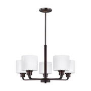 Generation Lighting - 3128805-710 - Five Light Chandelier - Canfield - Bronze