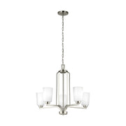 Generation Lighting - 3128905-962 - Five Light Chandelier - Franport - Brushed Nickel