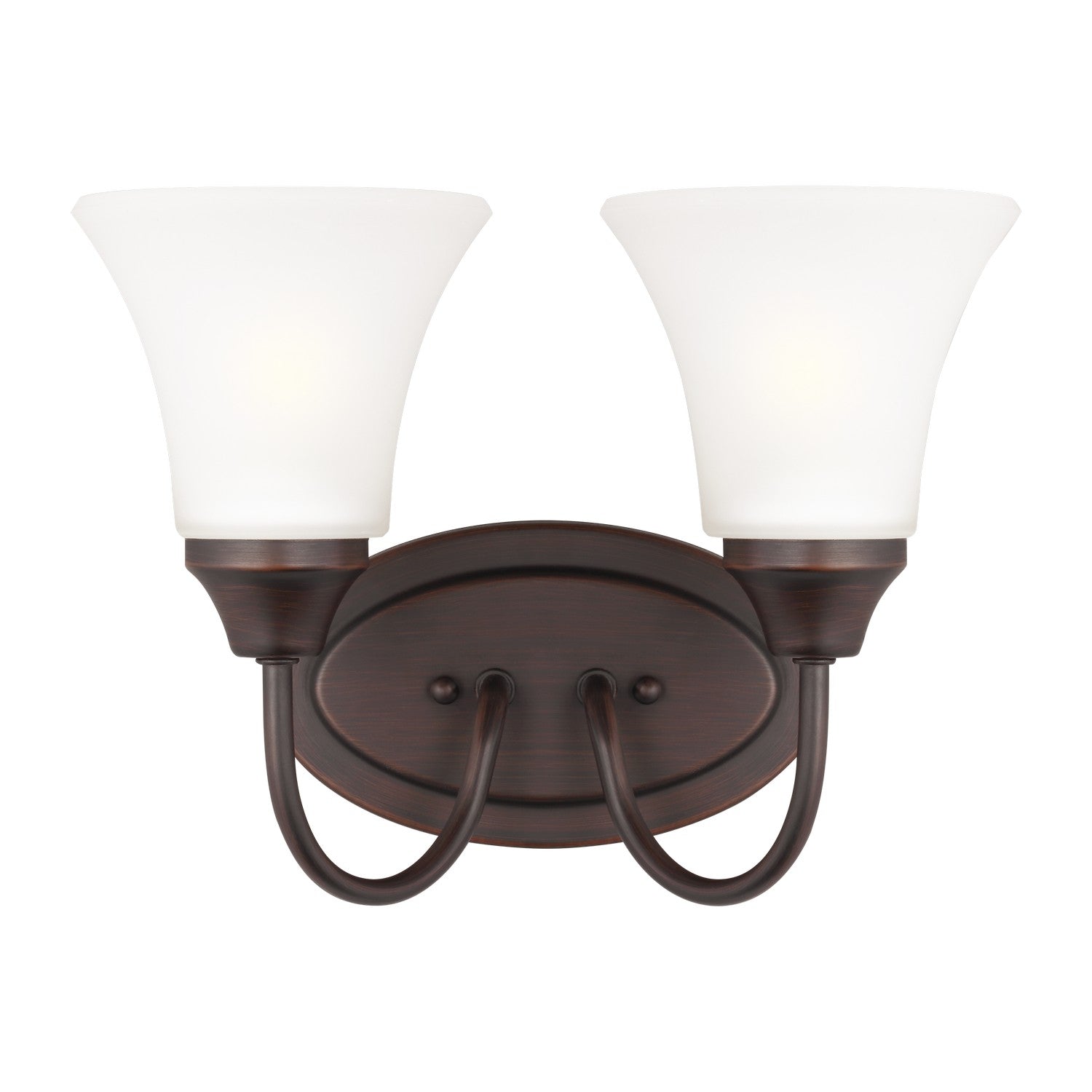 Generation Lighting - 44806-710 - Two Light Wall / Bath - Holman - Bronze