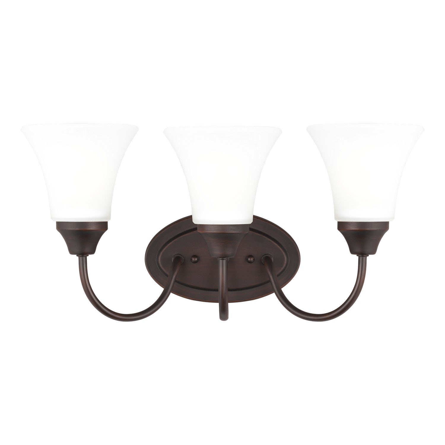 Generation Lighting - 44807-710 - Three Light Wall / Bath - Holman - Bronze