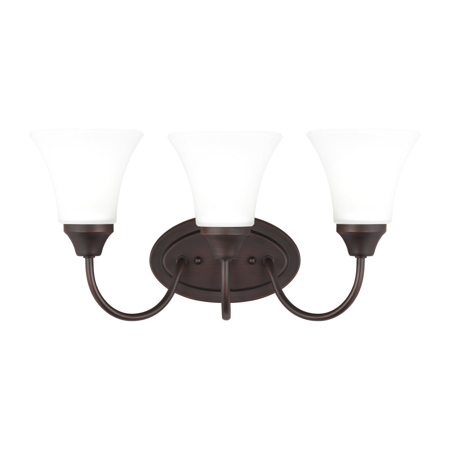 Generation Lighting - 44807EN3-710 - Three Light Wall / Bath - Holman - Bronze
