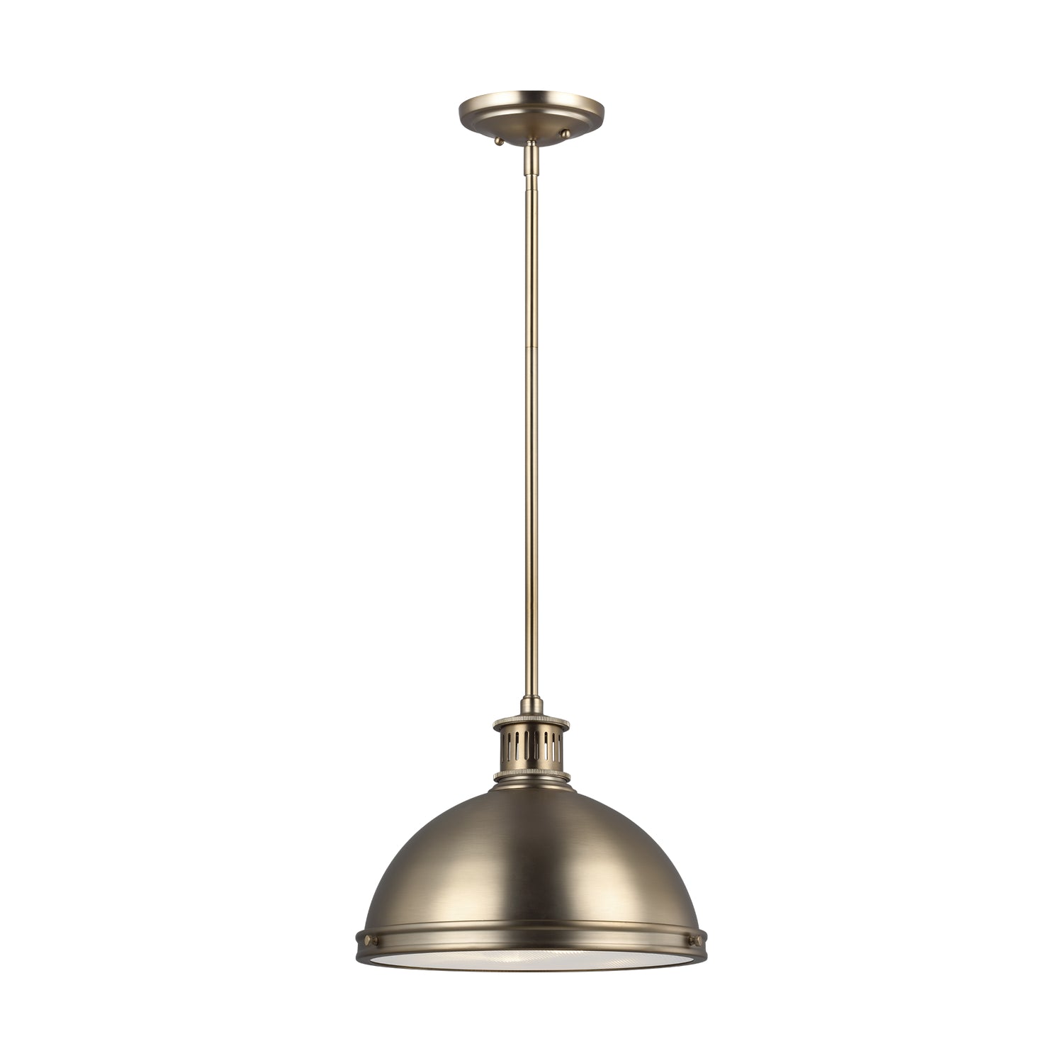Generation Lighting - 65086-848 - Two Light Pendant - Pratt Street Metal - Satin Brass