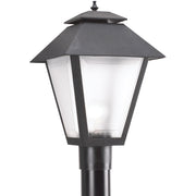 Generation Lighting - 82065EN3-12 - One Light Outdoor Post Lantern - Polycarbonate Outdoor - Black