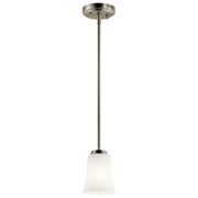 Kichler - 44053NI - One Light Mini Pendant - Tao - Brushed Nickel