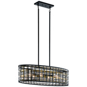 Kichler - 44077BK - Six Light Chandelier - Aldergate - Black