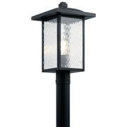 Kichler - 49927BKT - One Light Outdoor Post Mount - Capanna - Textured Black