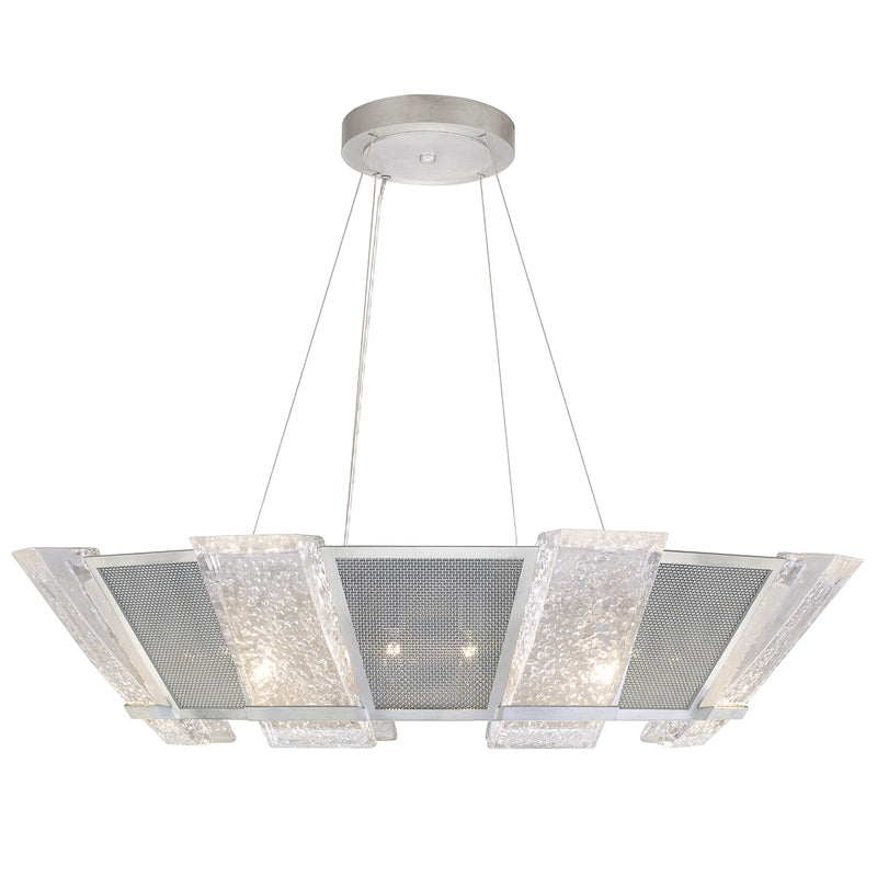 Fine Art Handcrafted Lighting - 890640-12ST - 16 Light Pendant - Crownstone - Silver
