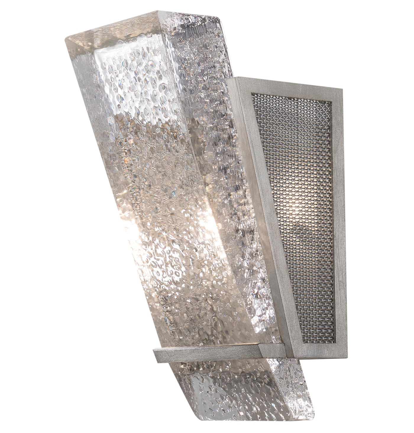 Fine Art Handcrafted Lighting - 890750-12ST - One Light Wall Sconce - Crownstone - Silver