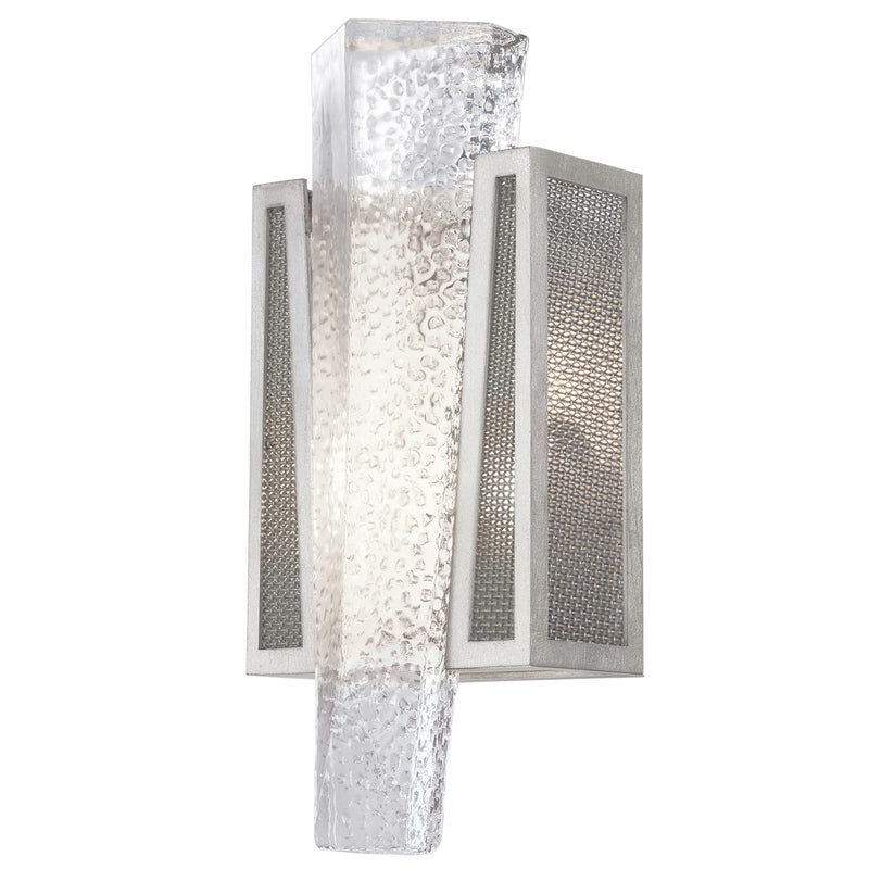 Fine Art Handcrafted Lighting - 891150-12ST - One Light Wall Sconce - Crownstone - Silver