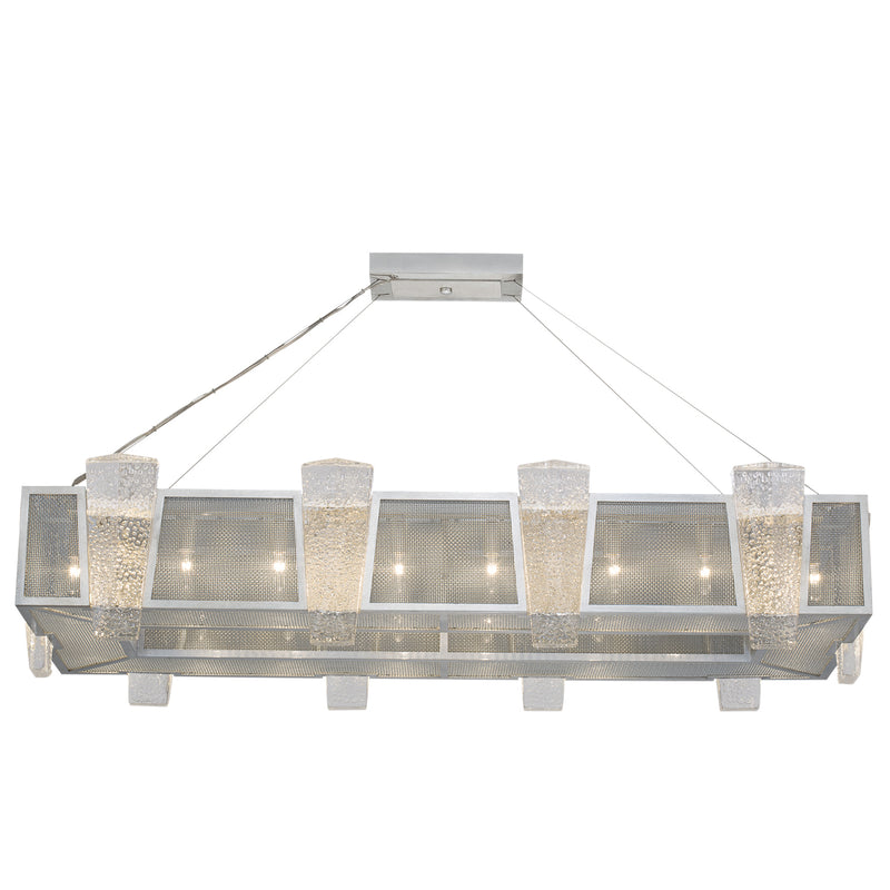 Fine Art Handcrafted Lighting - 891240-12ST - 16 Light Pendant - Crownstone - Silver