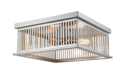 Z-Lite - 333F3BN - Three Light Flush Mount - Camellia - Brushed Nickel