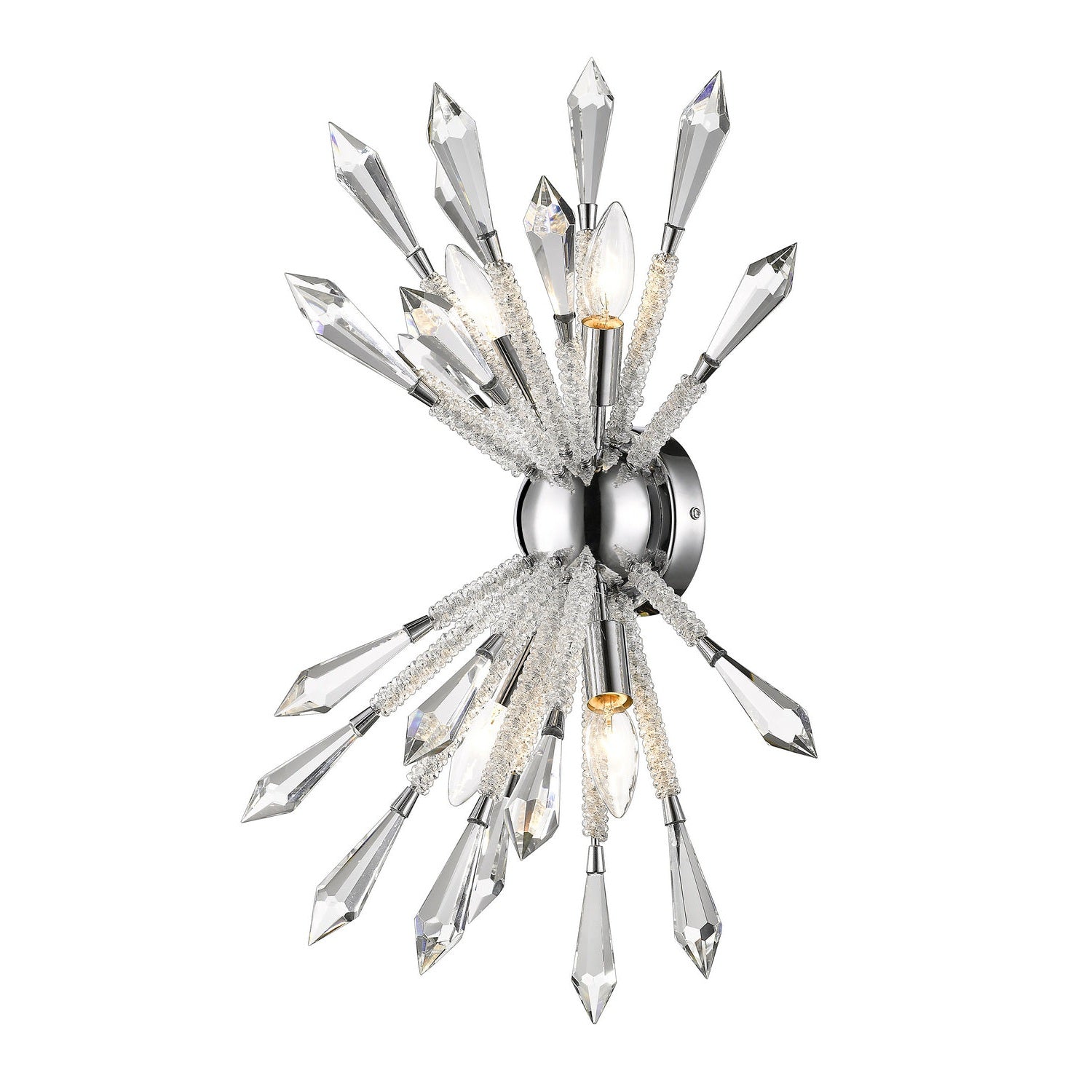 Z-Lite - 4002-4S - Four Light Wall Sconce - Soleia - Chrome