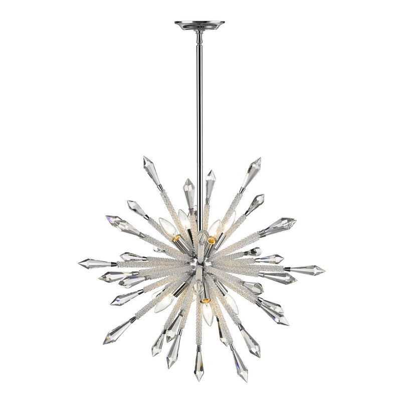 Z-Lite - 4002-8 - Eight Light Chandelier - Soleia - Chrome
