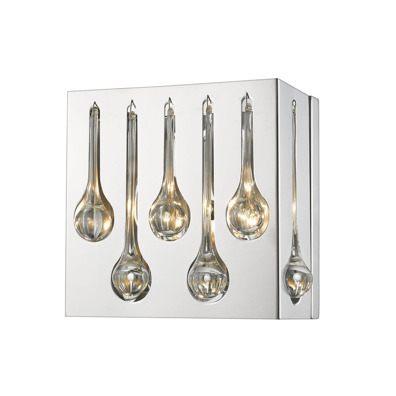 Z-Lite - 453SQ2S-CH - Two Light Wall Sconce - Oberon - Chrome