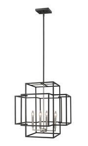 Z-Lite - 454-22BK-BN - Four Light Chandelier - Titania - Black + Brushed Nickel