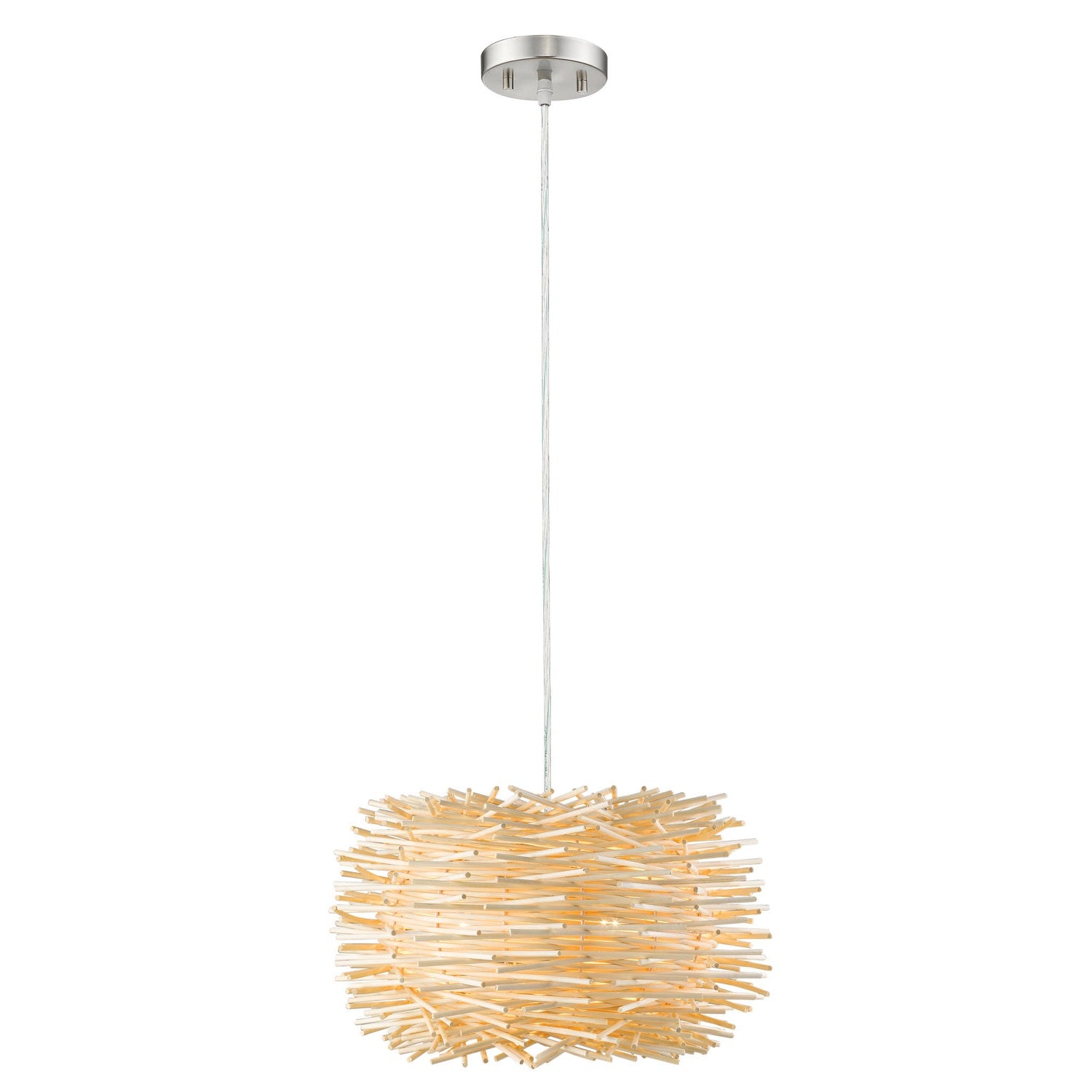 Z-Lite - 459-16NAT - One Light Pendant - Sora - Brushed Nickel