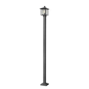 Z-Lite - 554PHMS-536P-BK - One Light Outdoor Post Mounted Fixture - Aspen - Black