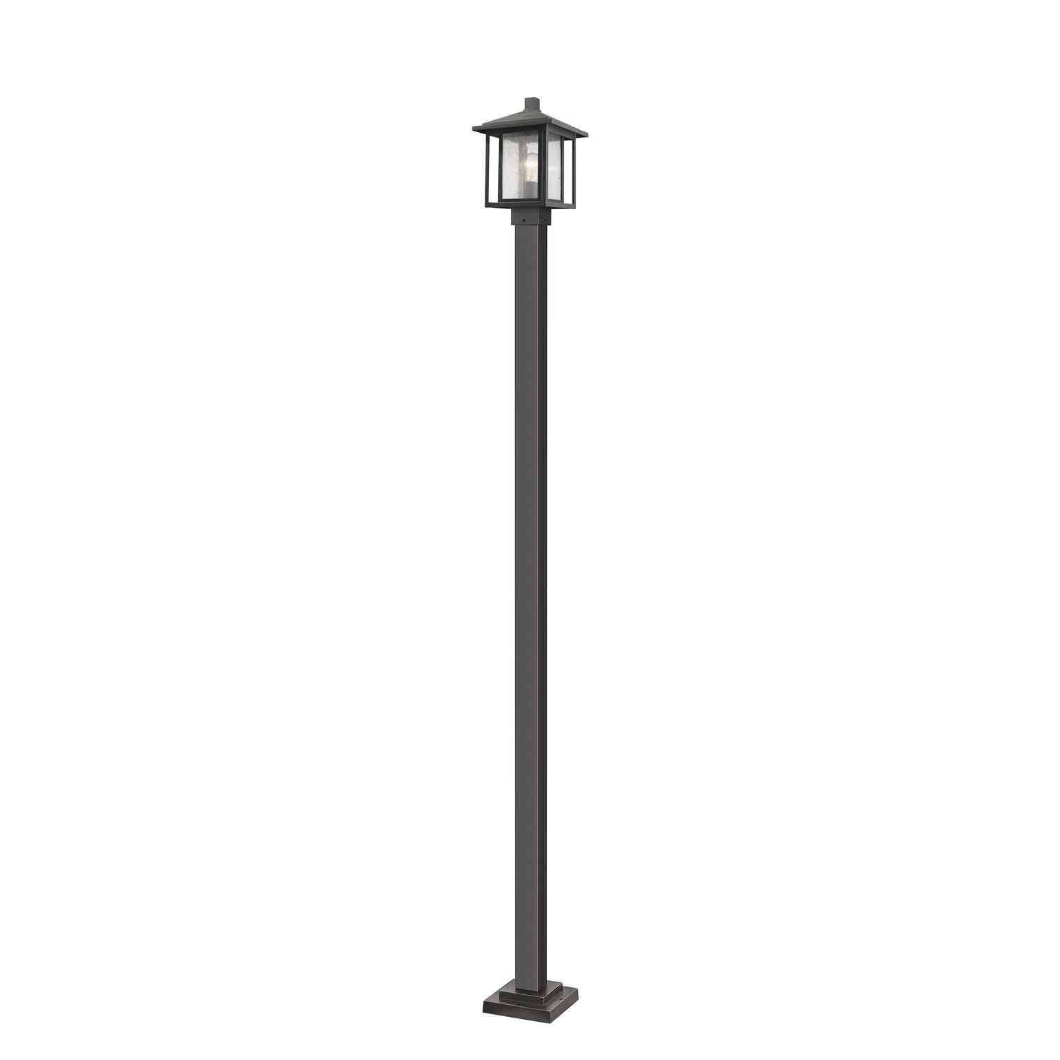 Z-Lite - 554PHMS-536P-ORB - One Light Outdoor Post Mounted Fixture - Aspen - Oil Rubbed Bronze