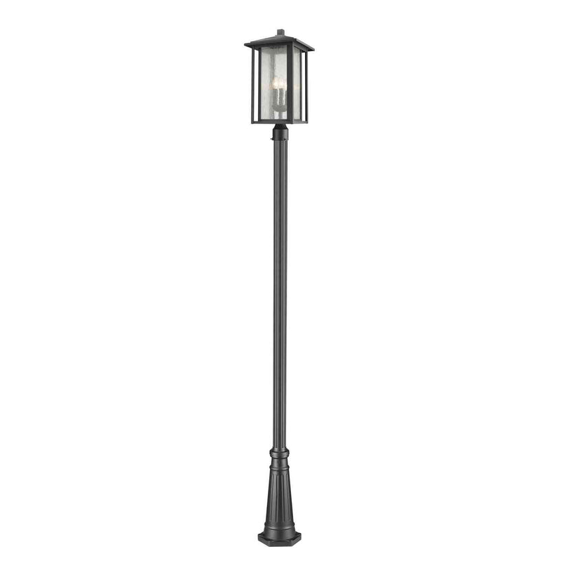 Z-Lite - 554PHXLR-519P-BK - Three Light Outdoor Post Mounted Fixture - Aspen - Black