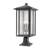 Z-Lite - 554PHXLR-533PM-BK - Three Light Outdoor Pier Mounted Fixture - Aspen - Black