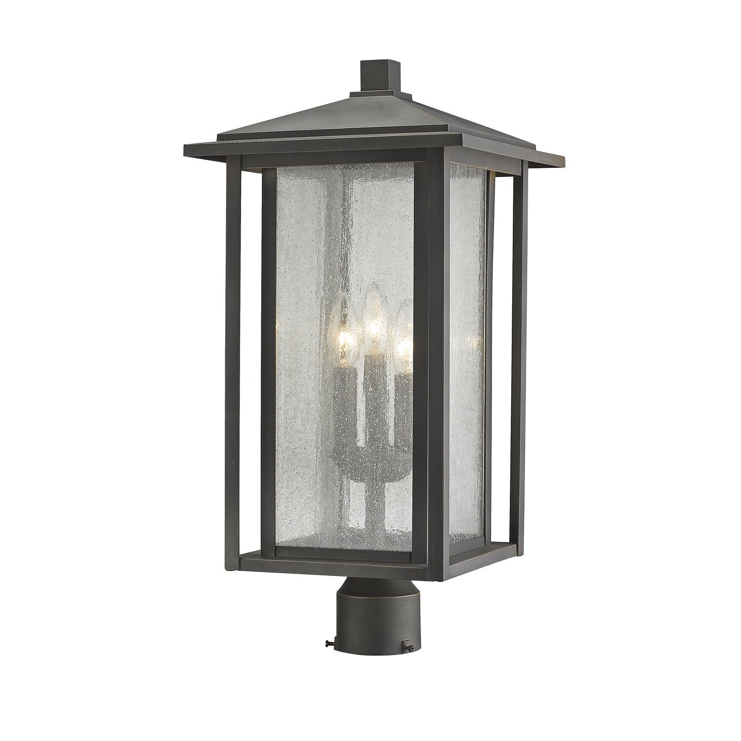 Z-Lite - 554PHXLR-ORB - Three Light Outdoor Post Mount Fixture - Aspen - Oil Rubbed Bronze