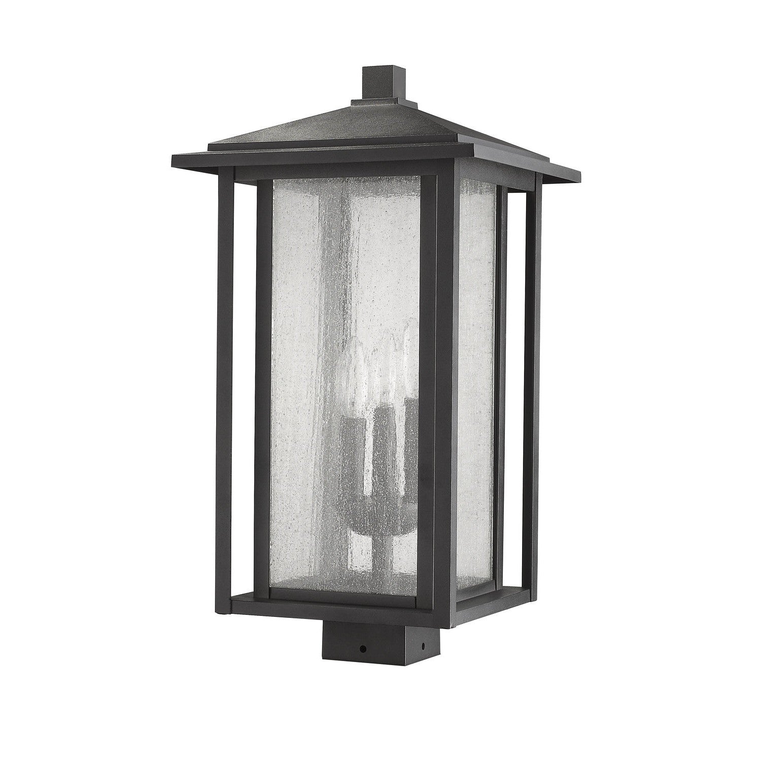 Z-Lite - 554PHXLS-BK - Three Light Outdoor Post Mount Fixture - Aspen - Black