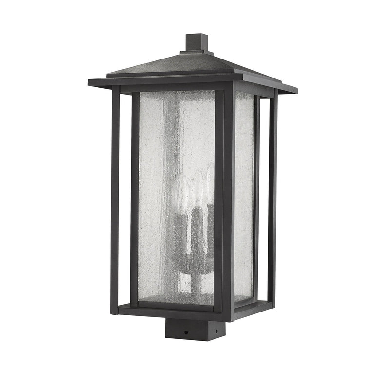 Z-Lite - 554PHXLS-BK - Three Light Outdoor Post Mount Fixture - Aspen - Black