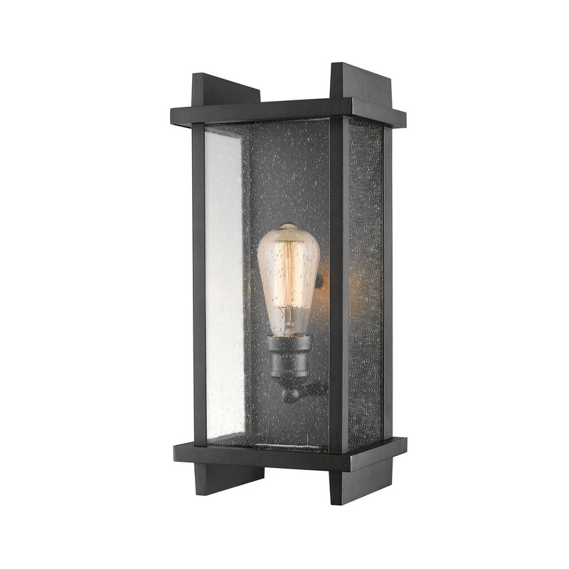 Z-Lite - 565M-BK - One Light Outdoor Wall Light - Fallow - Black