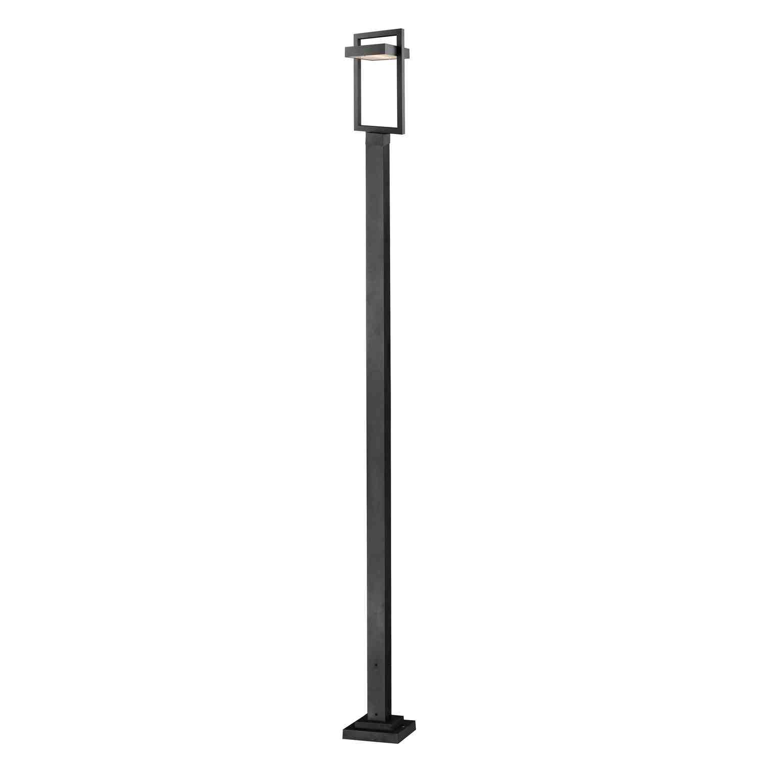 Z-Lite - 566PHBS-536P-BK-LED - LED Outdoor Post Moun Fixture - Luttrel - Black