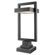 Z-Lite - 566PHBS-SQPM-BK-LED - LED Outdoor Pier Mounted Fixture - Luttrel - Black