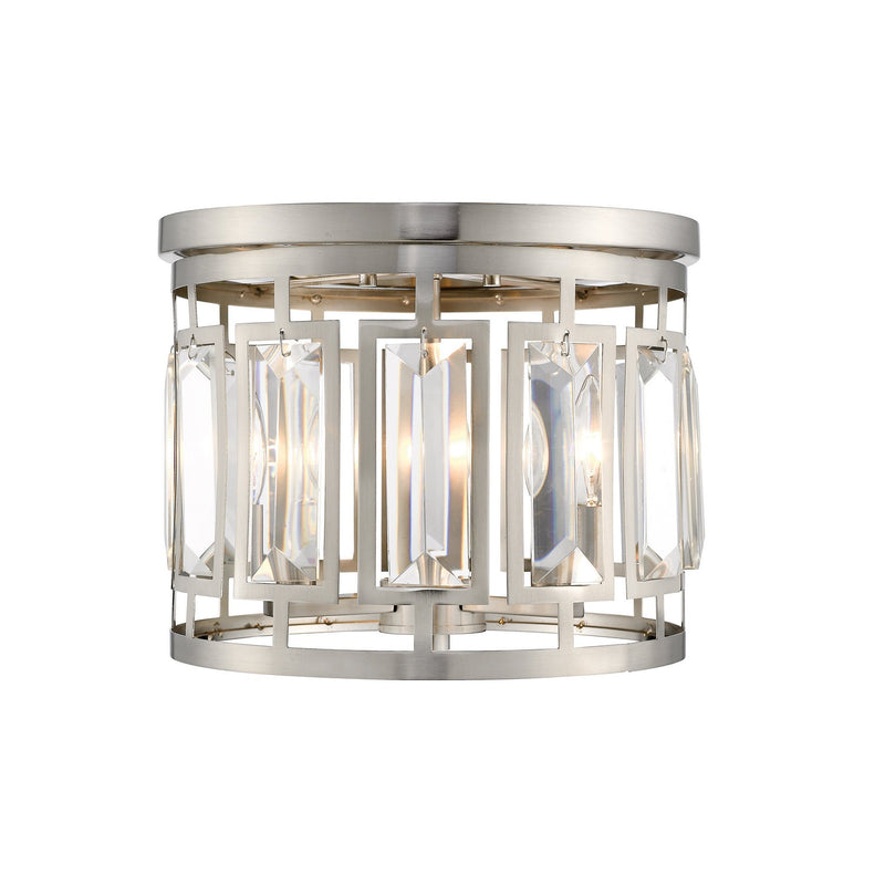 Z-Lite - 6007F-BN - Three Light Flush Mount - Mersesse - Brushed Nickel