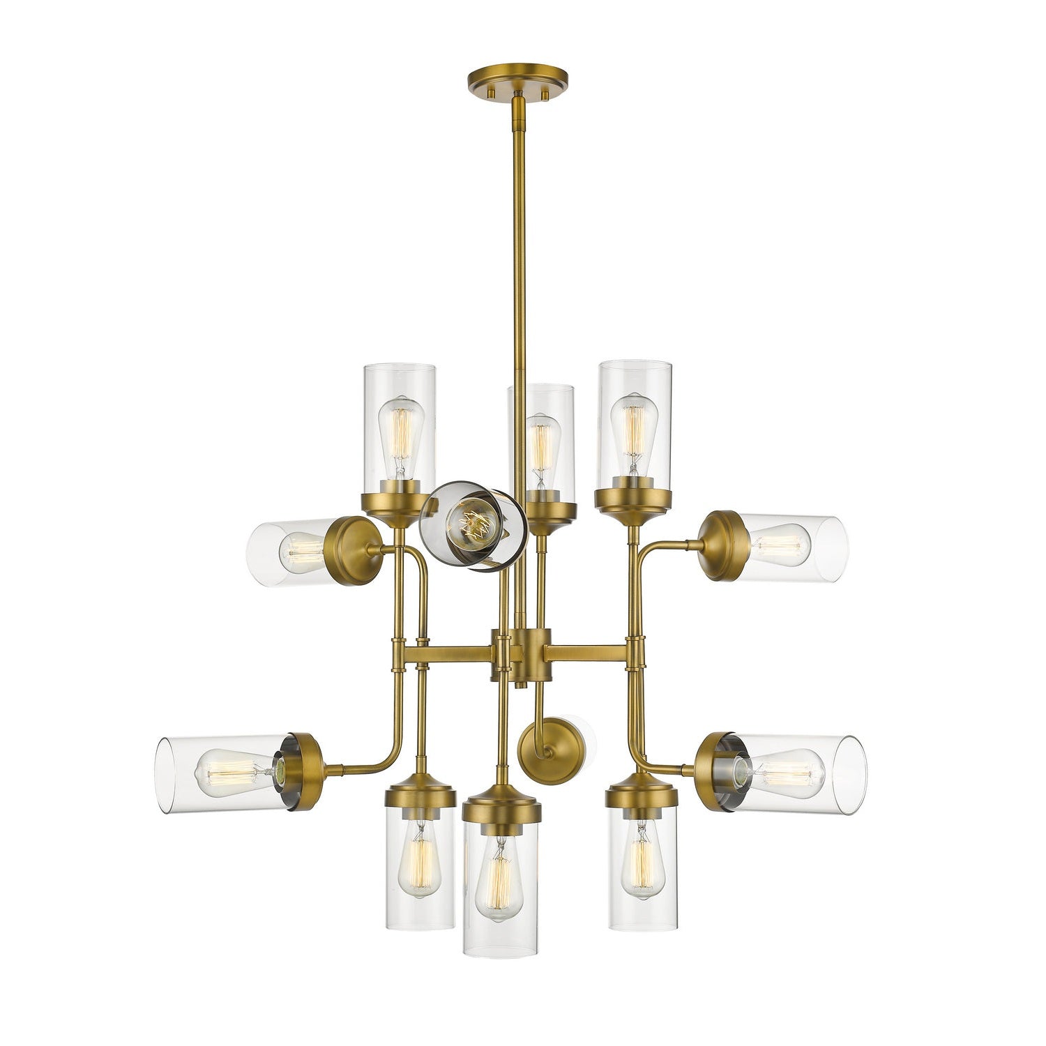 Z-Lite - 617-12FB - 12 Light Chandelier - Calliope - Foundry Brass