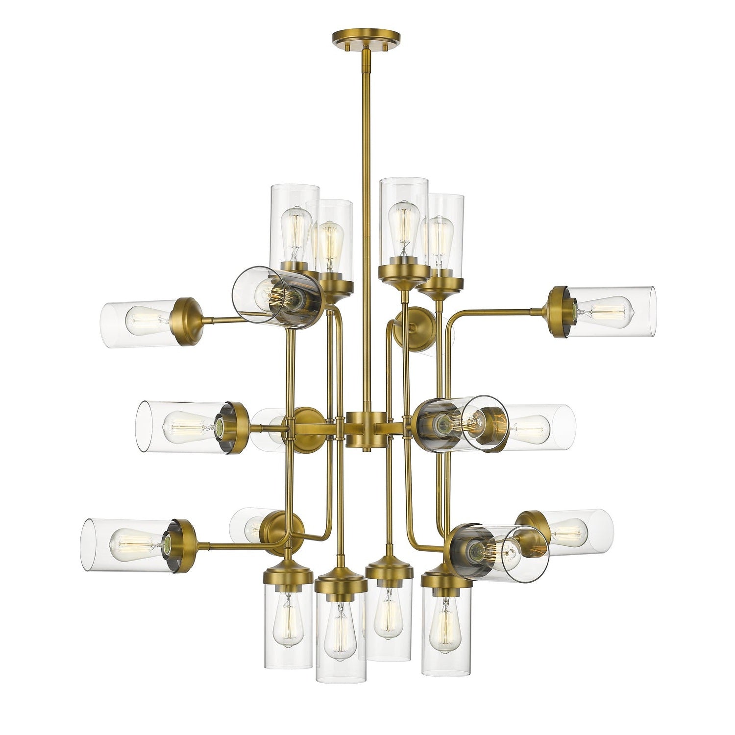 Z-Lite - 617-20FB - 20 Light Chandelier - Calliope - Foundry Brass