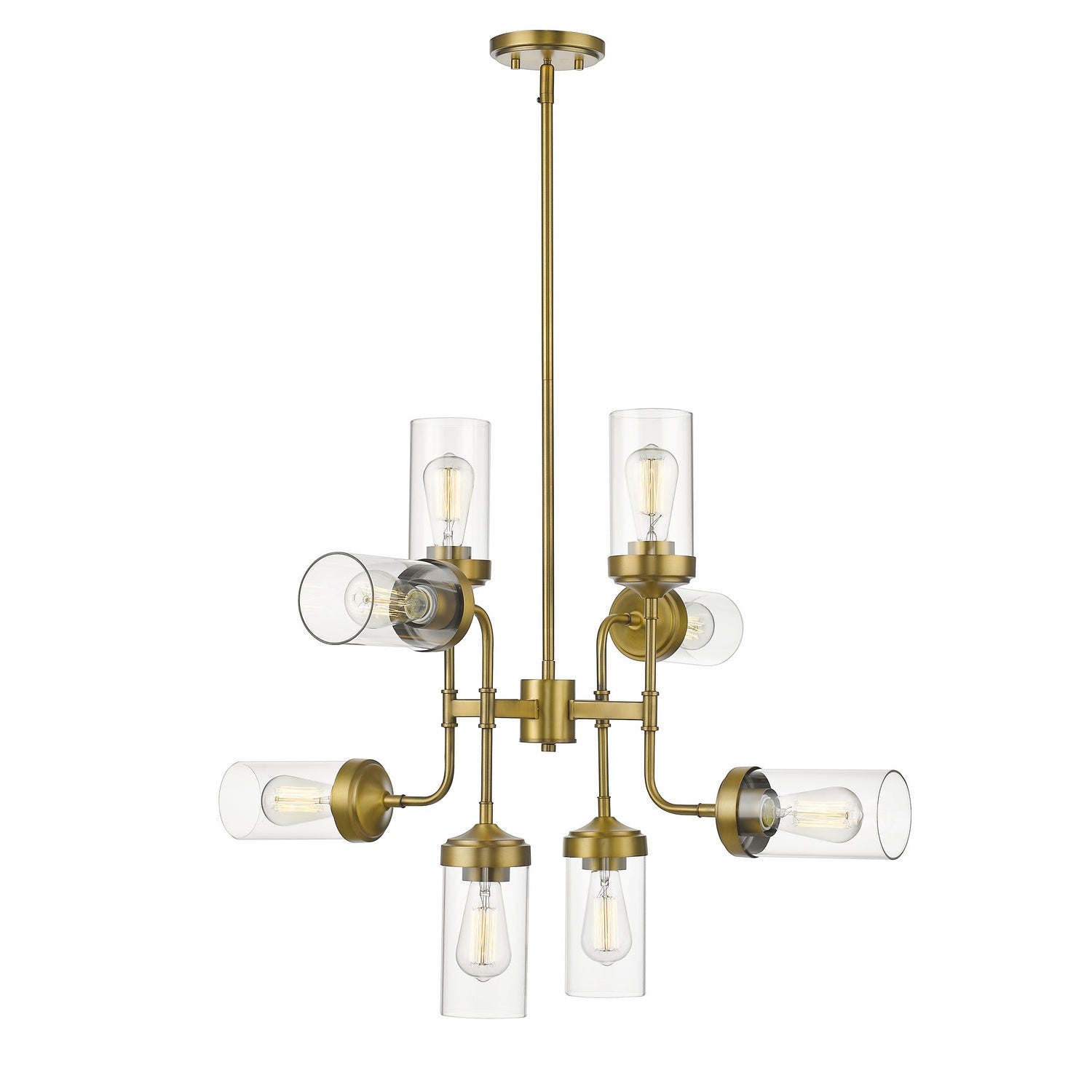 Z-Lite - 617-8FB - Eight Light Chandelier - Calliope - Foundry Brass