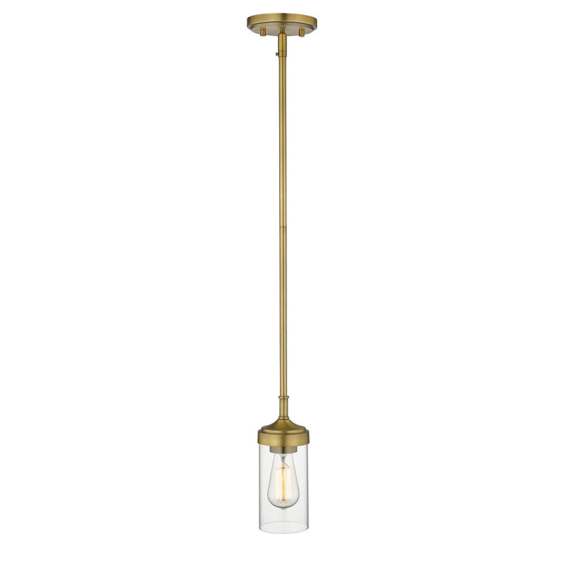 Z-Lite - 617MP-FB - One Light Pendant - Calliope - Foundry Brass