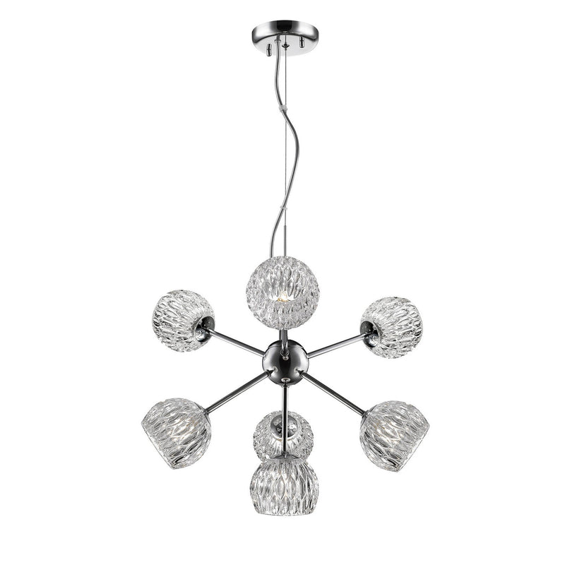 Z-Lite - 909-7 - Seven Light Chandelier - Laurentian - Chrome