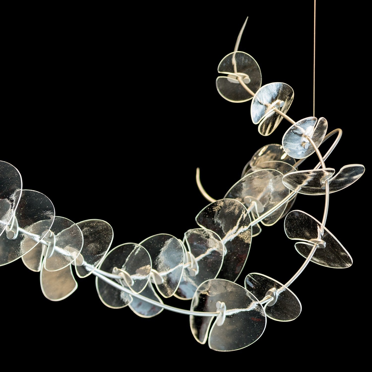 Hubbardton Forge - 139812-LED-STND-82-YQ0600 - LED Pendant - Lily - Vintage Platinum